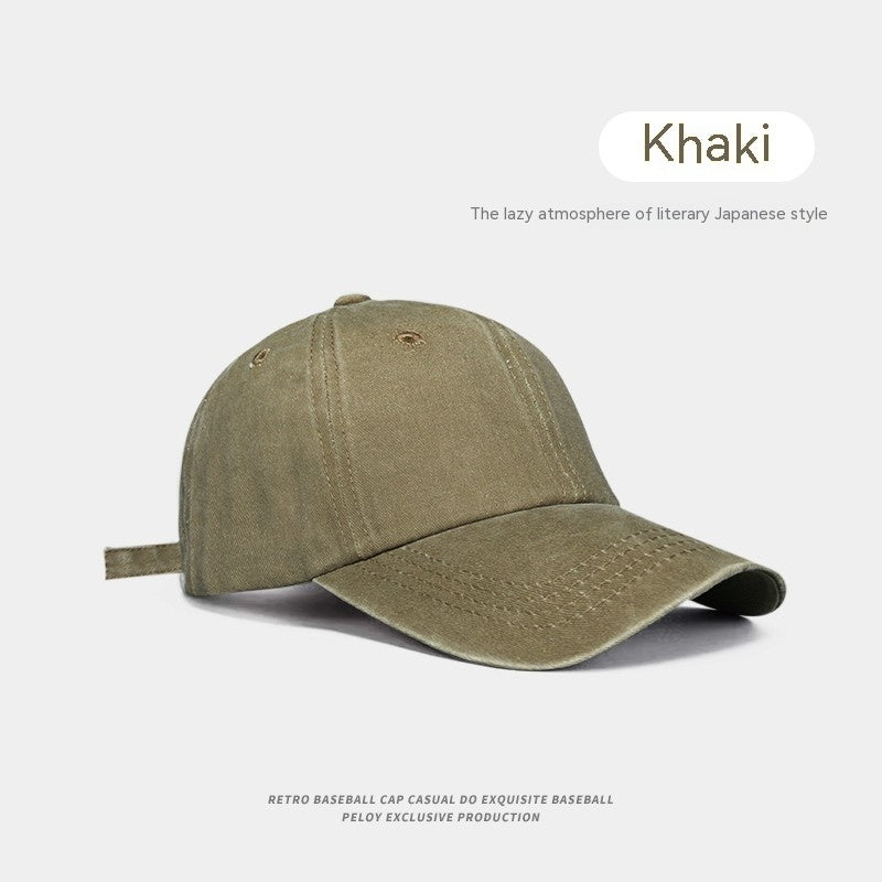 Washed Old Soft Top Baseball Cap