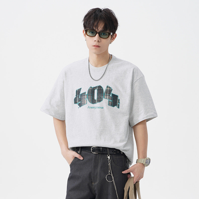 Plaid Digital Printing Short Sleeve Summer New