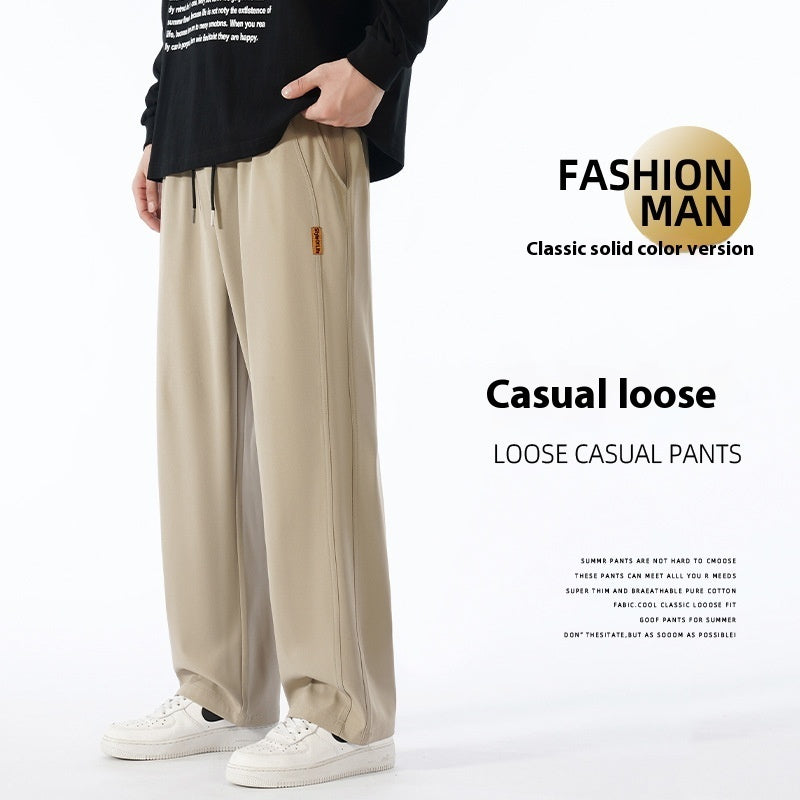 Casual Straight-leg Loose Wide Leg Men's Pants
