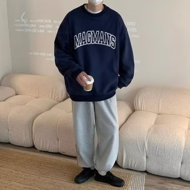 Spring And Autumn Japanese Base Coat Round Neck Sweater