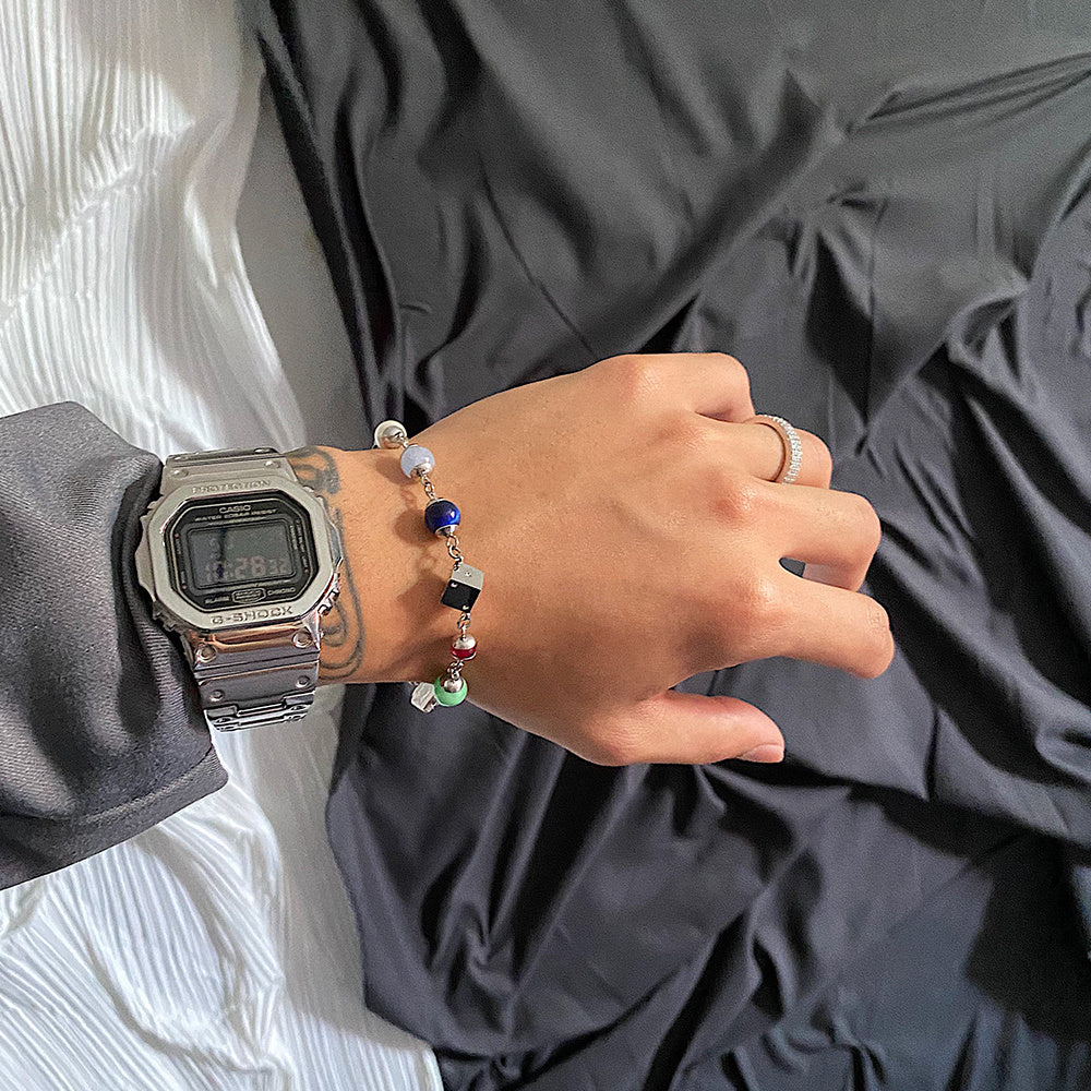 Colorful Bead Stitching Fashion Bracelet