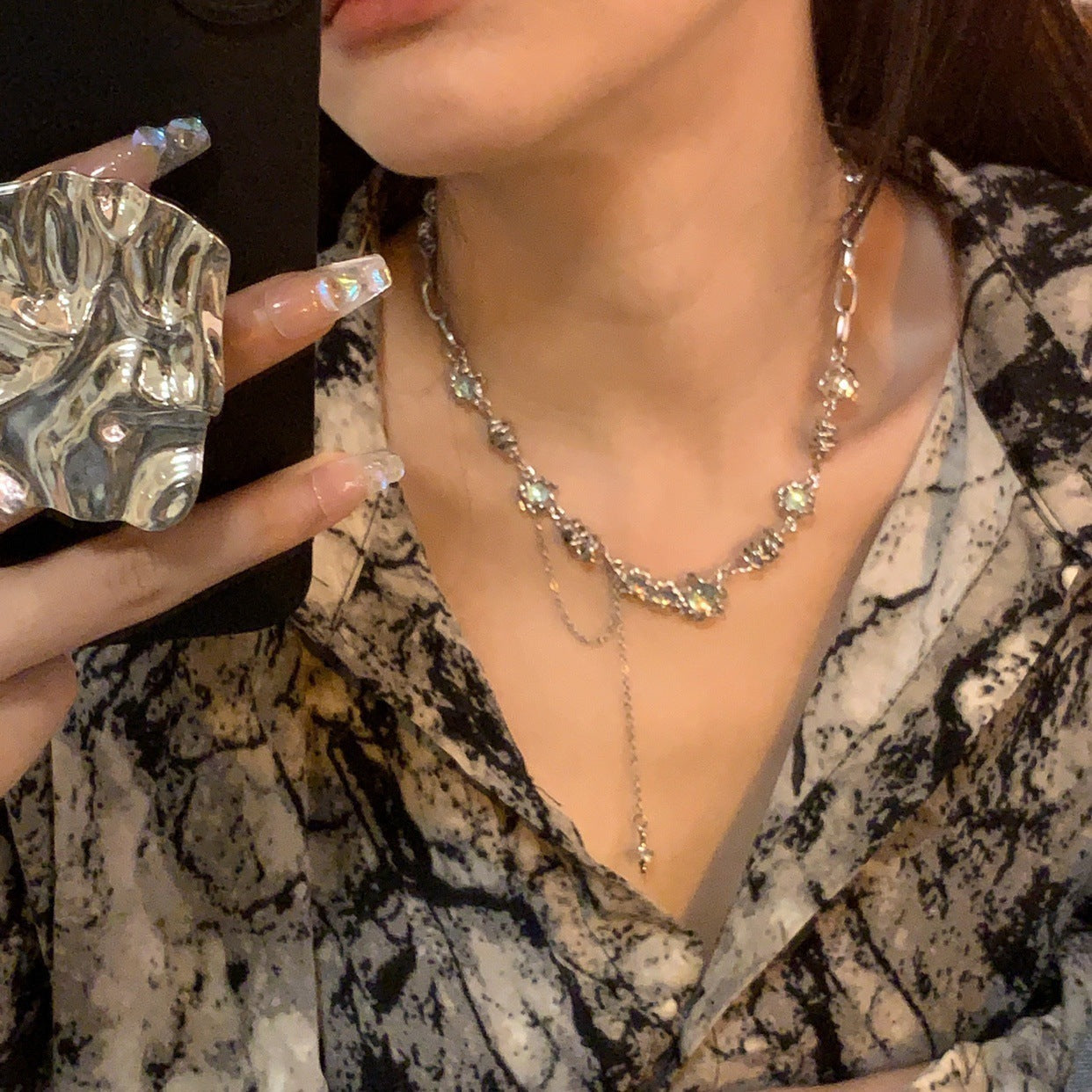 New Light Luxury Minority High-grade Sweet And Cool Clavicle Chain