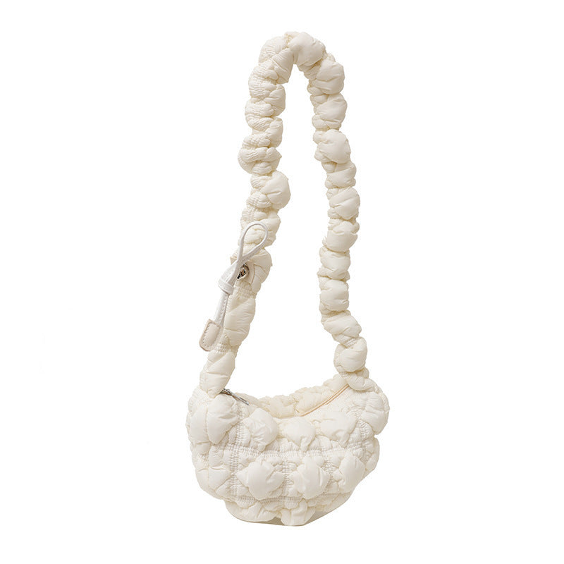 Shoulder Bag Cloud Qin Light Bubble Fold