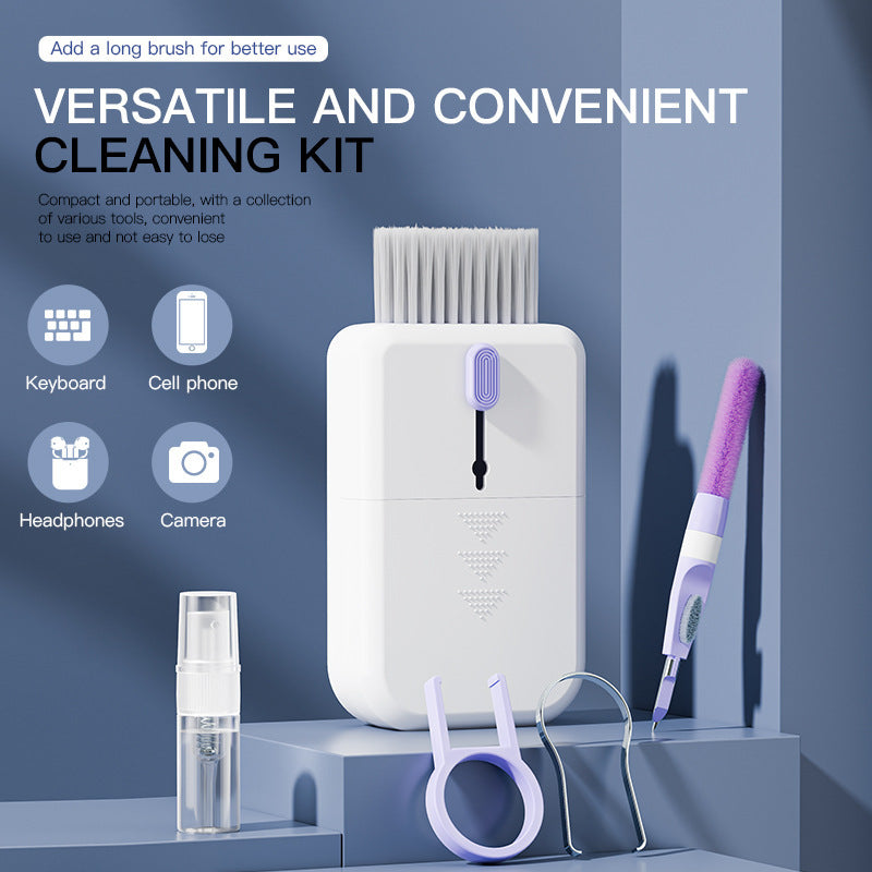 [APPLIANCES] Portable 11 In 1 Multifunctional Cleaning Kit Computer Keyboard Cleaner Phone Screen Clean Tools Earphone Clean Brush With Storage Box
