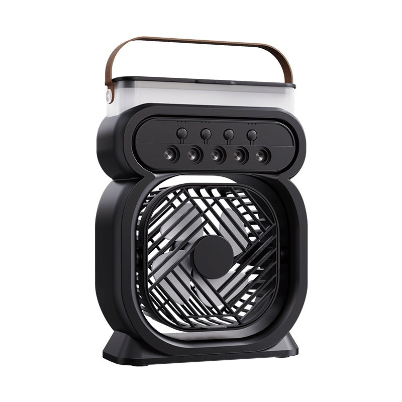 [HOME] 3 In 1 Portable Air Conditioner Evaporative Air Cooler LED Night Lights 3 Speeds Humidifier Fan For Home Office